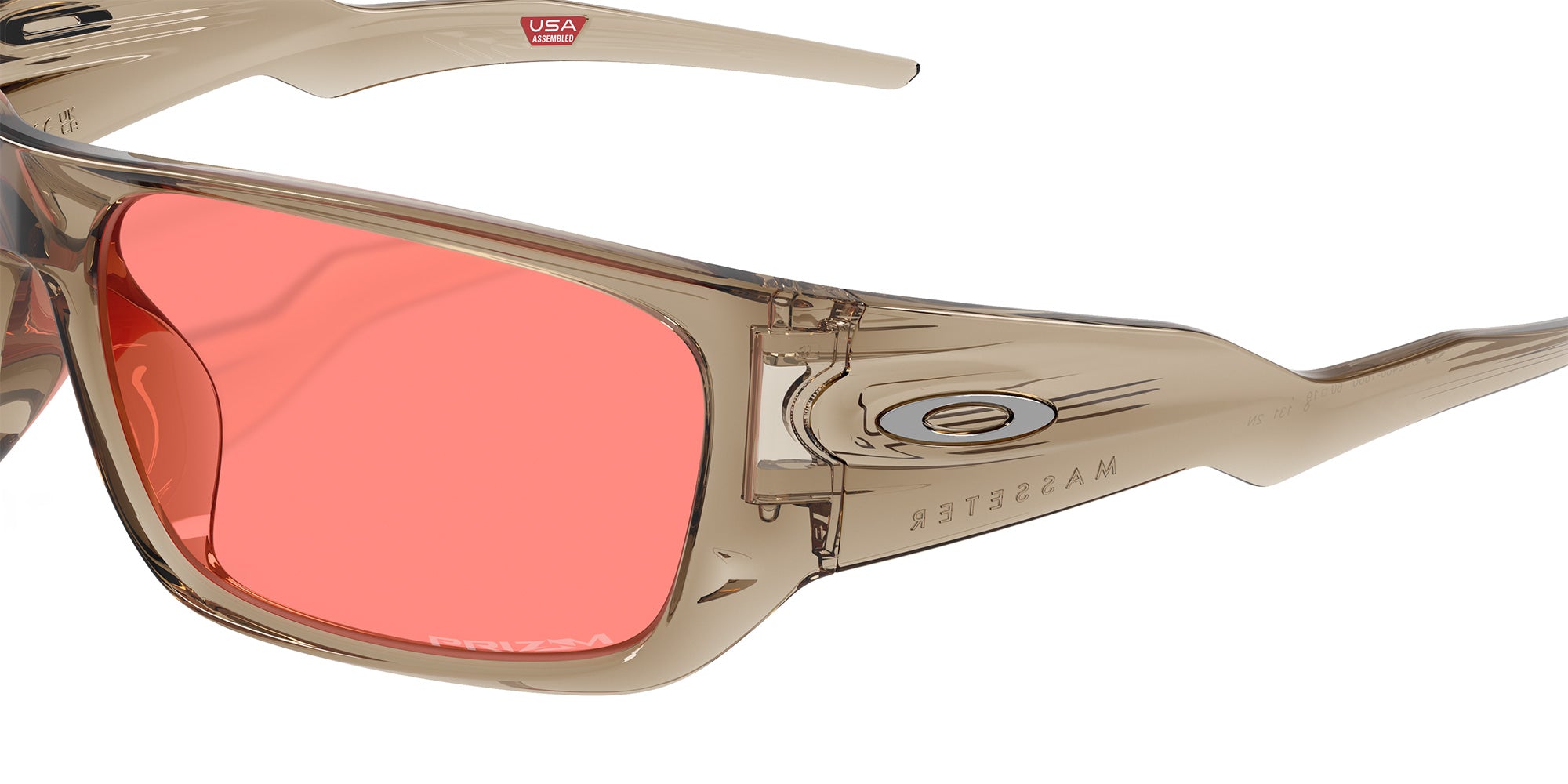 Oakley® OO9486 MASSETER OO9486 948616 60 Sunglasses - Transparent Sand / Prizm Peach 948616