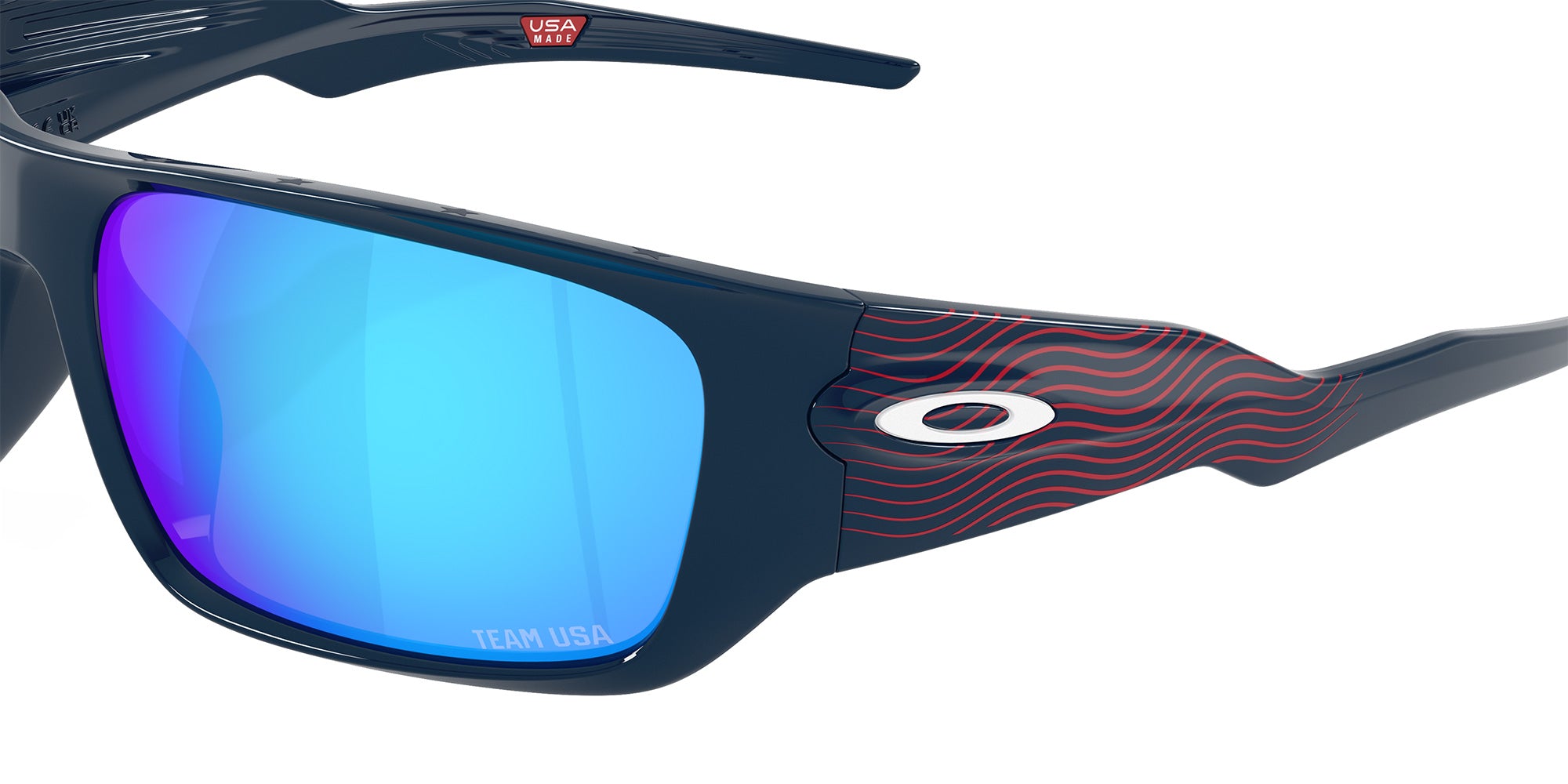 Oakley® OO9486 MASSETER OO9486 948617 60 Sunglasses - Team USA Abyss / Prizm Sapphire Mirrored 948617