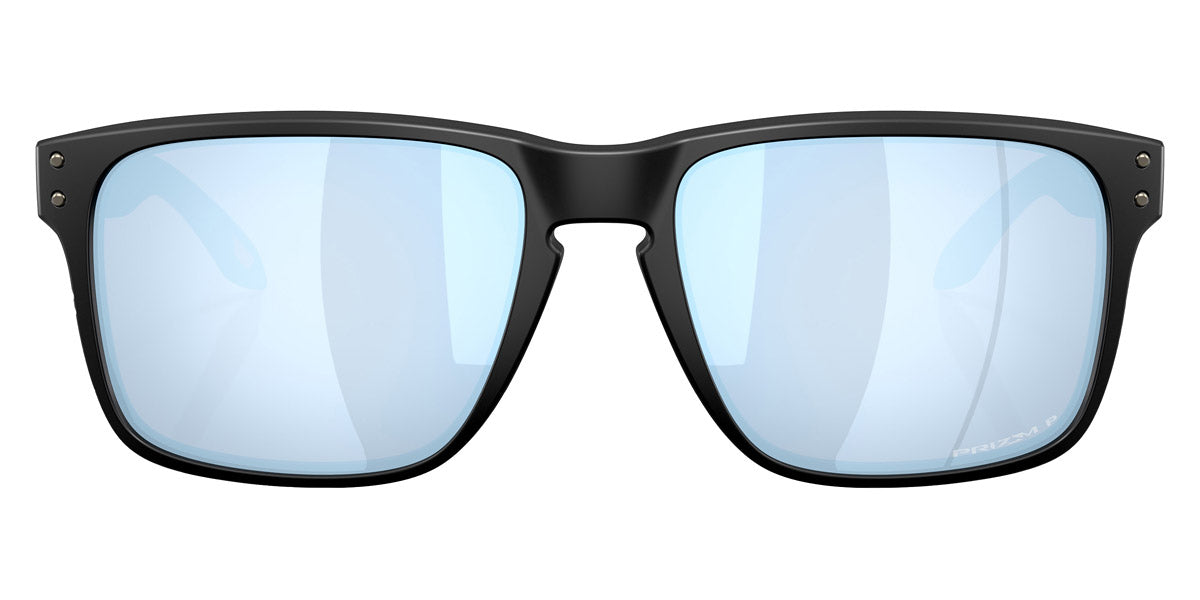 Oakley® OO9487F Holbrook Xxl (A) OO9487F 948706 61 - Matte Black/Prizm Deep Water Polarized Sunglasses