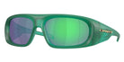 Oakley® OO9491 Belleville OO9491 949104 61 - Matte Transparent Viridian/Prizm Jade Sunglasses