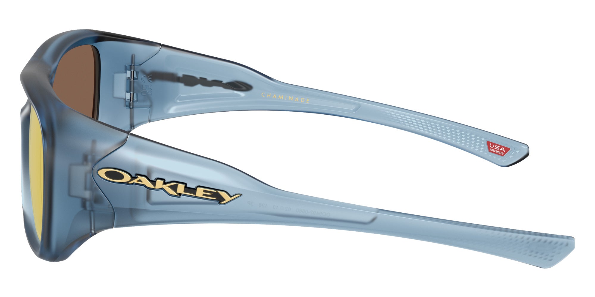 Oakley® OO9492 CHAMINADE OO9492 949205 60 Sunglasses - Matte Transparent Abyss / Prizm 24K Polarized Mirrored