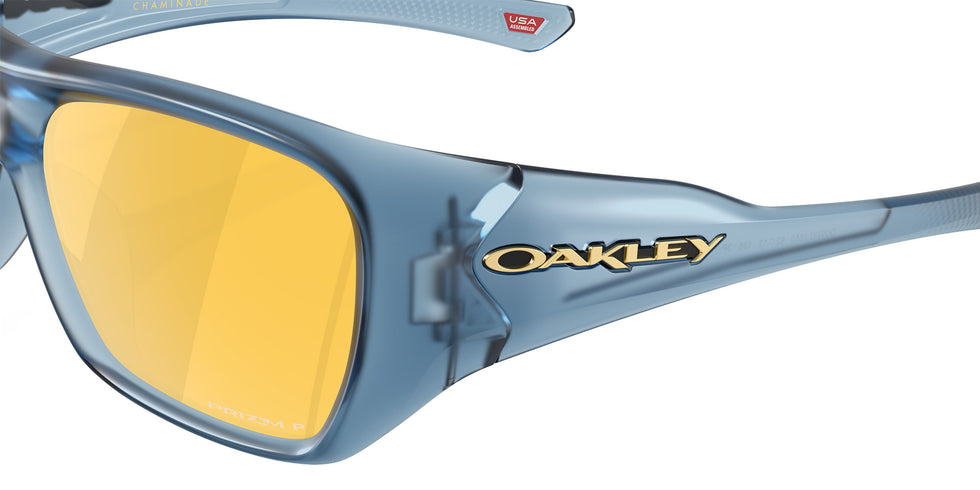 Oakley® OO9492 CHAMINADE OO9492 949205 60 Sunglasses - Matte Transparent Abyss / Prizm 24K Polarized Mirrored