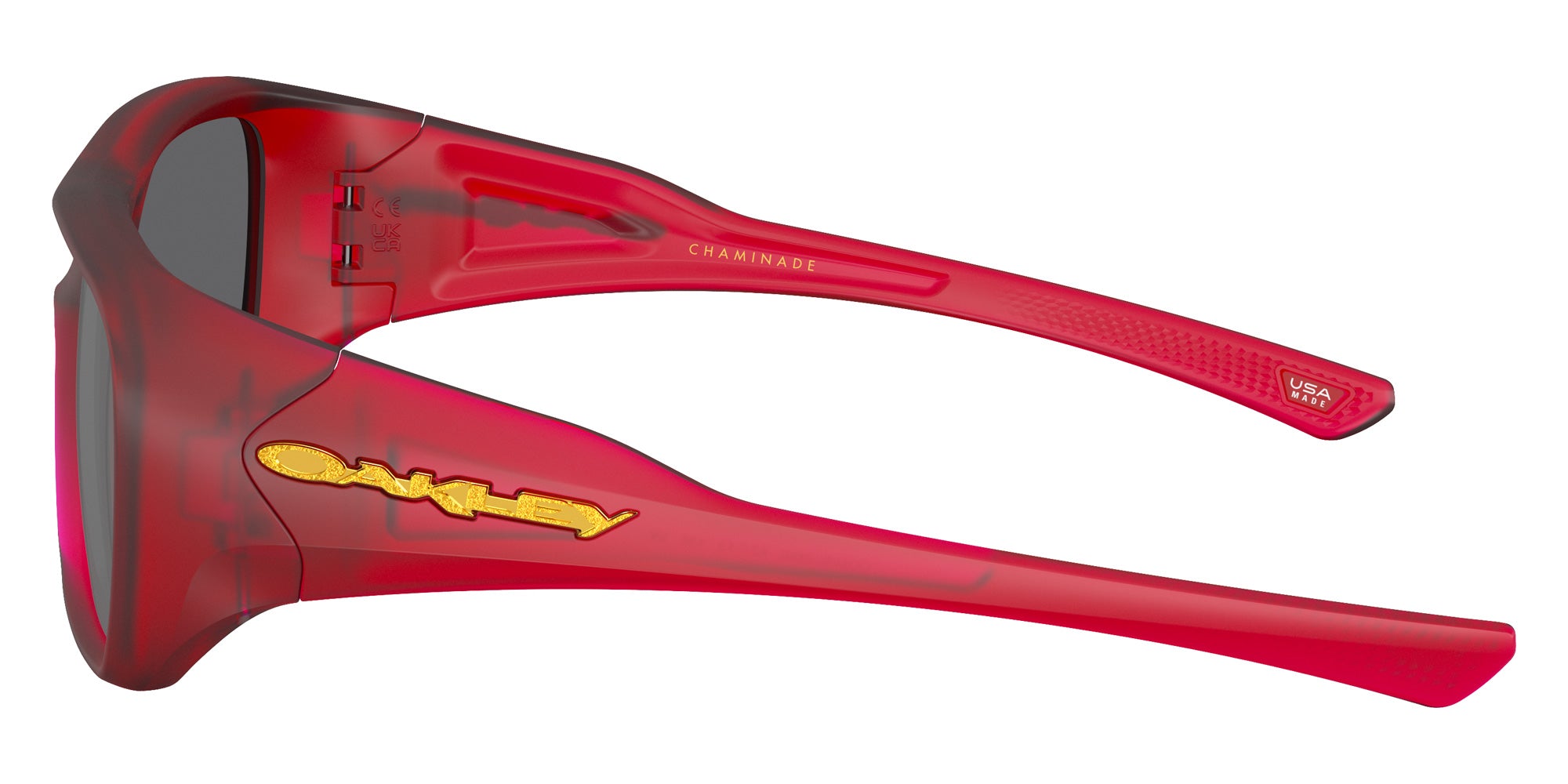 Oakley® OO9492 CHAMINADE OO9492 949206 60 Sunglasses - Matte Transparent Red / Prizm Black Mirrored