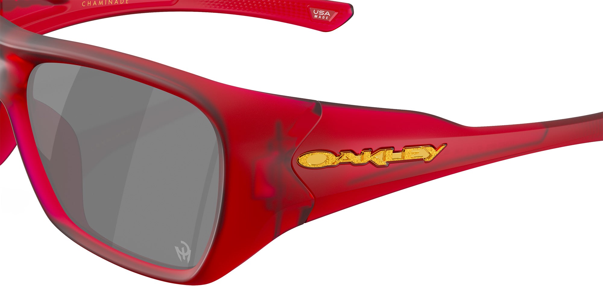 Oakley® OO9492 CHAMINADE OO9492 949206 60 Sunglasses - Matte Transparent Red / Prizm Black Mirrored