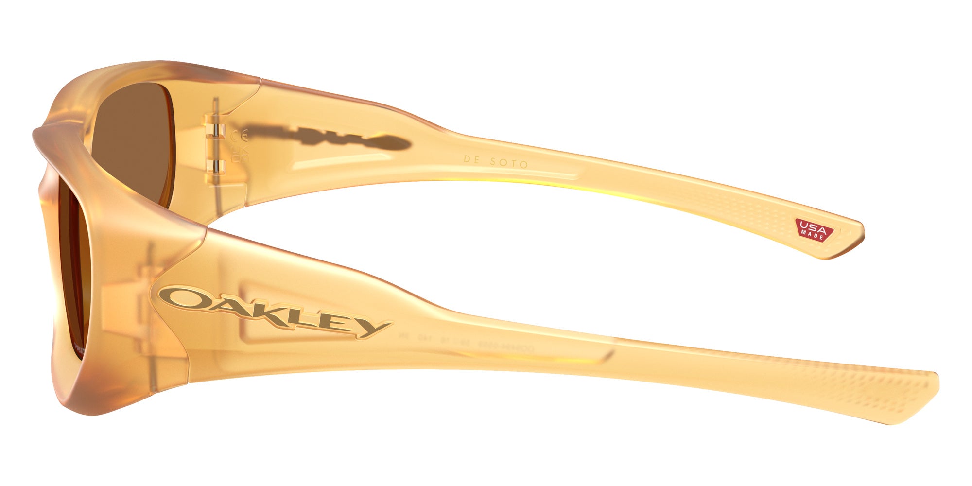 Oakley® OO9494 DE SOTO OO9494 949405 59 Sunglasses - Matte Transparent Light Curry / Prizm Bronze