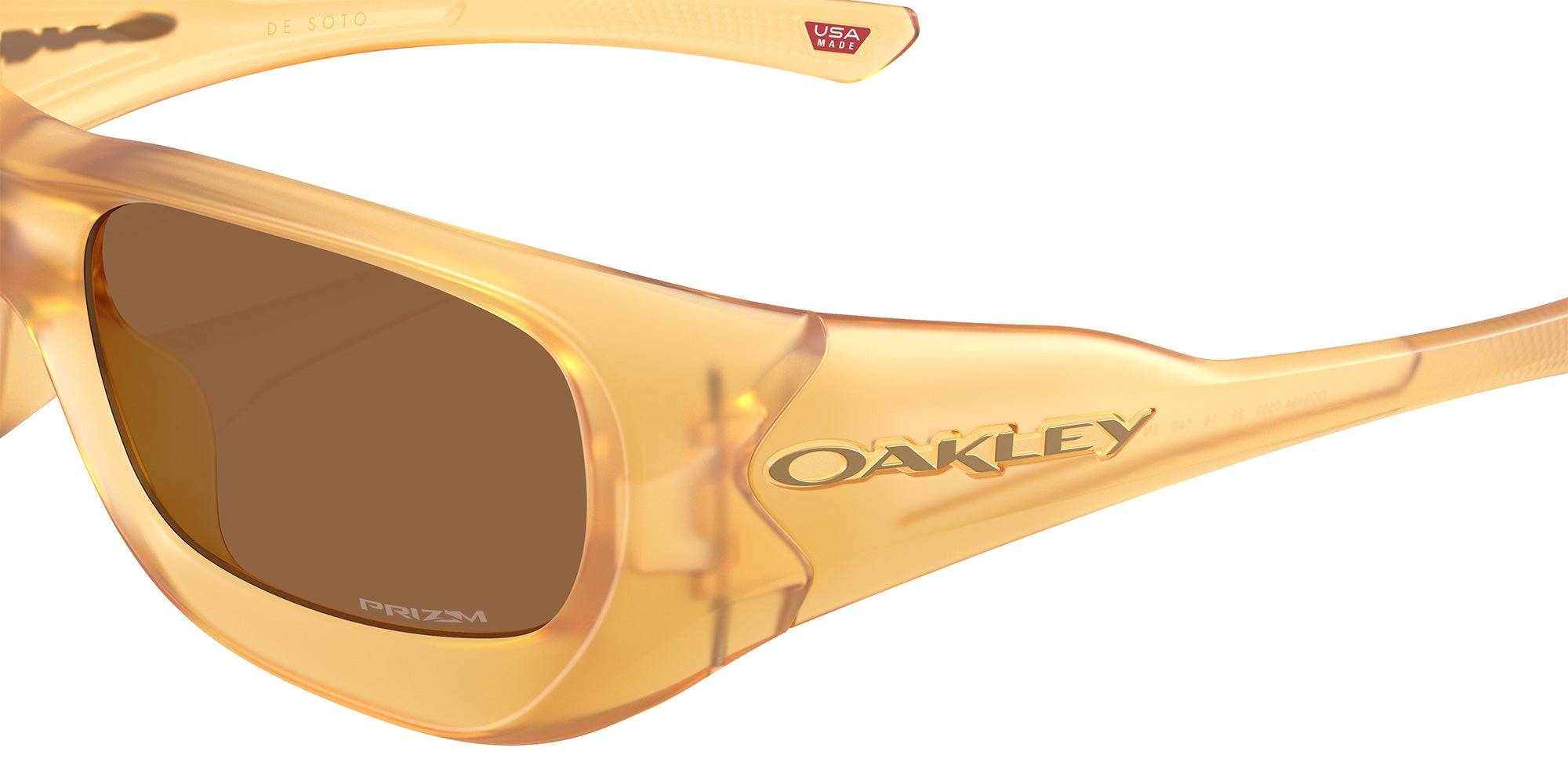 Oakley® OO9494 DE SOTO OO9494 949405 59 Sunglasses - Matte Transparent Light Curry / Prizm Bronze