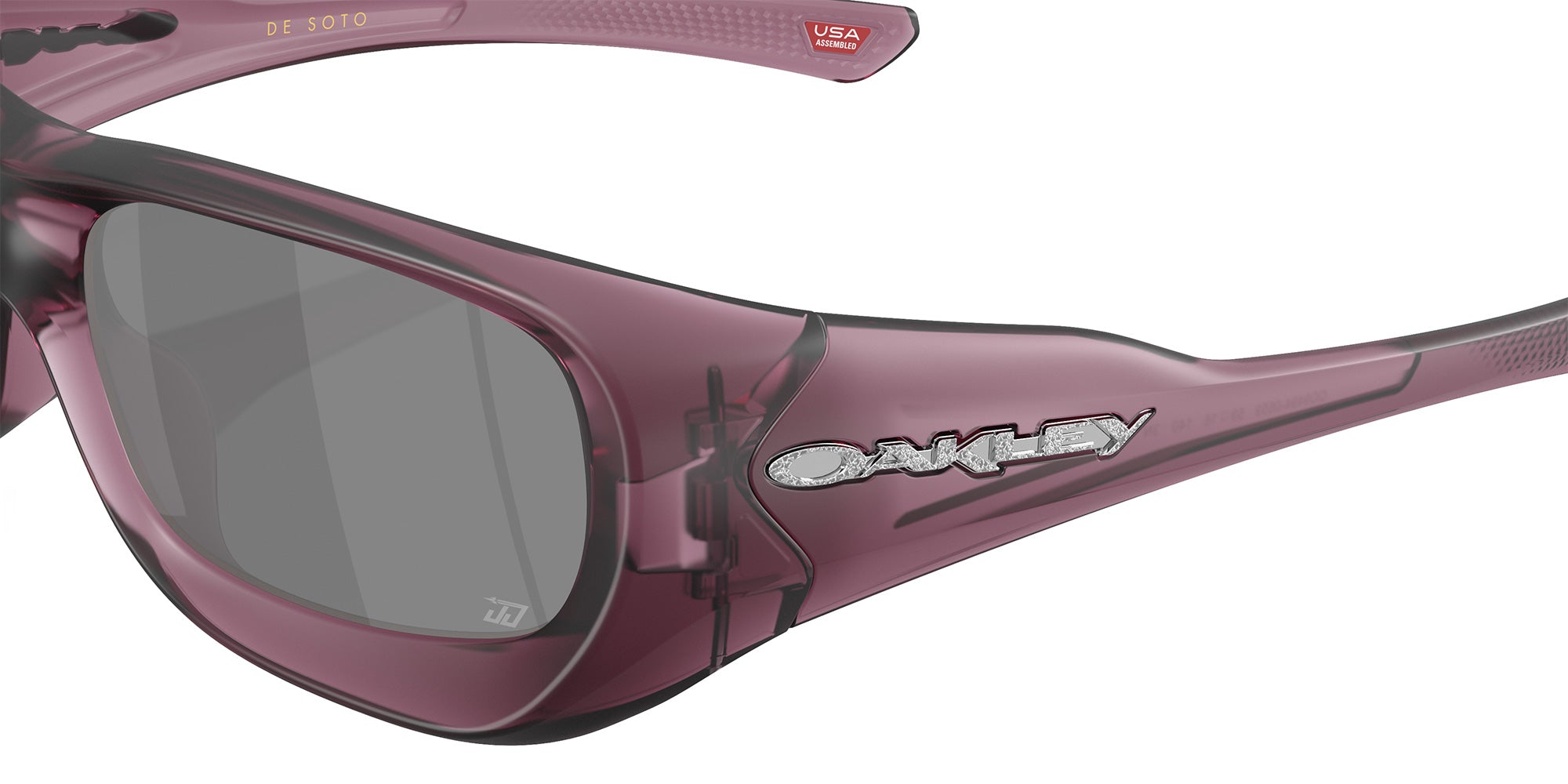 Oakley® OO9494 DE SOTO OO9494 949406 59 Sunglasses - Matte Transparent Indigo / Prizm Black Mirrored