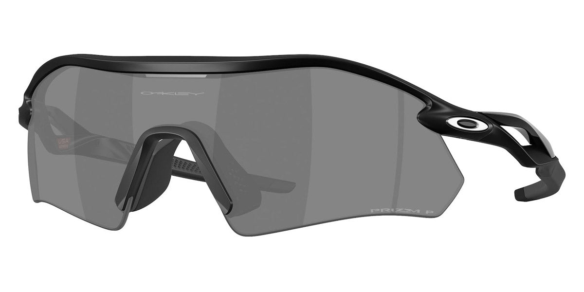 Oakley® OO9495D RADAR PLATE OO9495D 949501 36 Sunglasses - Matte Black / Prizm Black Polarized