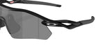 Oakley® OO9495D RADAR PLATE OO9495D 949501 36 Sunglasses - Matte Black / Prizm Black Polarized