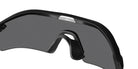 Oakley® OO9495D RADAR PLATE OO9495D 949501 36 Sunglasses - Matte Black / Prizm Black Polarized
