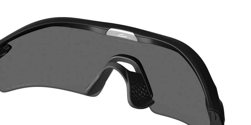 Oakley® OO9495D RADAR PLATE OO9495D 949501 36 Sunglasses - Matte Black / Prizm Black Polarized
