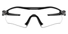 Oakley® OO9495D RADAR PLATE OO9495D 949502 36 Sunglasses - Polished Black / Clear to Black Iridium Photochromic Mirrored