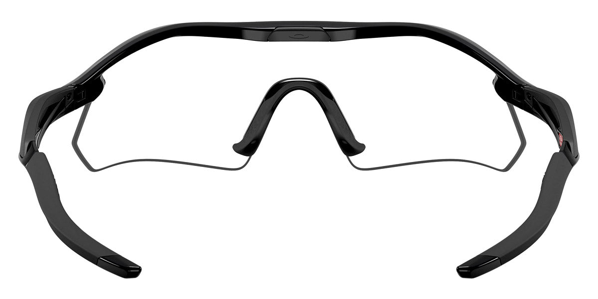 Oakley® OO9495D RADAR PLATE OO9495D 949502 36 Sunglasses - Polished Black / Clear to Black Iridium Photochromic Mirrored