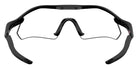 Oakley® OO9495D RADAR PLATE OO9495D 949502 36 Sunglasses - Polished Black / Clear to Black Iridium Photochromic Mirrored