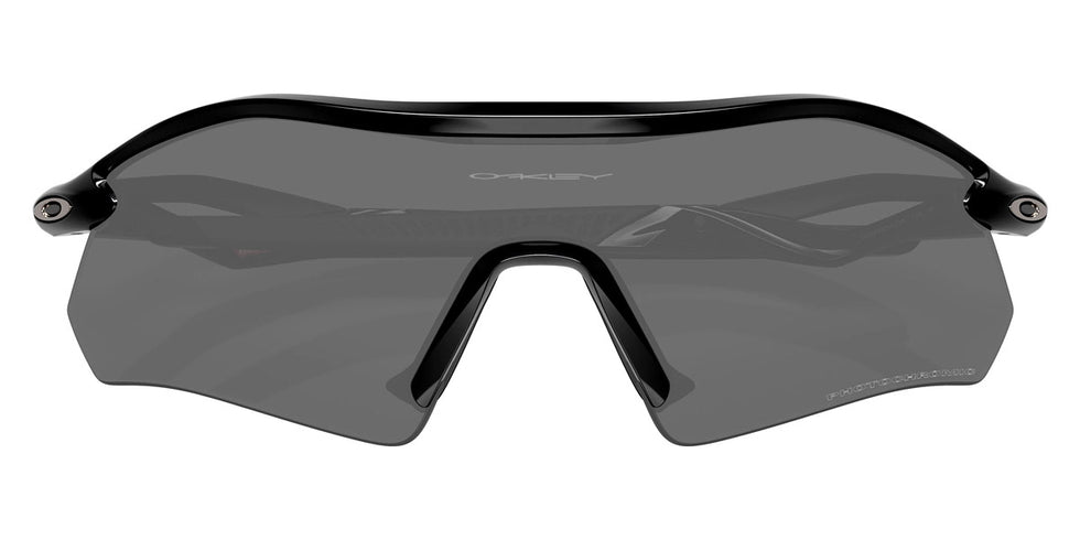 Oakley® OO9495D RADAR PLATE OO9495D 949502 36 Sunglasses - Polished Black / Clear to Black Iridium Photochromic Mirrored