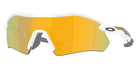 Oakley® OO9495D RADAR PLATE OO9495D 949505 36 Sunglasses - Polished White/Gold / Prizm 24K Polarized