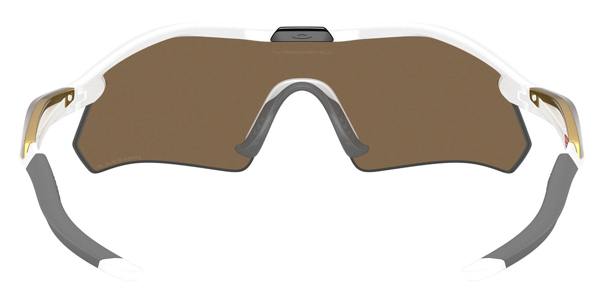 Oakley® OO9495D RADAR PLATE OO9495D 949505 36 Sunglasses - Polished White/Gold / Prizm 24K Polarized