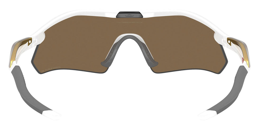 Oakley® OO9495D RADAR PLATE OO9495D 949505 36 Sunglasses - Polished White/Gold / Prizm 24K Polarized