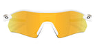 Oakley® OO9495D RADAR PLATE OO9495D 949505 36 Sunglasses - Polished White/Gold / Prizm 24K Polarized