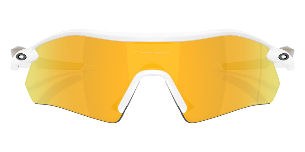 Oakley® OO9495D RADAR PLATE OO9495D 949505 36 Sunglasses - Polished White/Gold / Prizm 24K Polarized