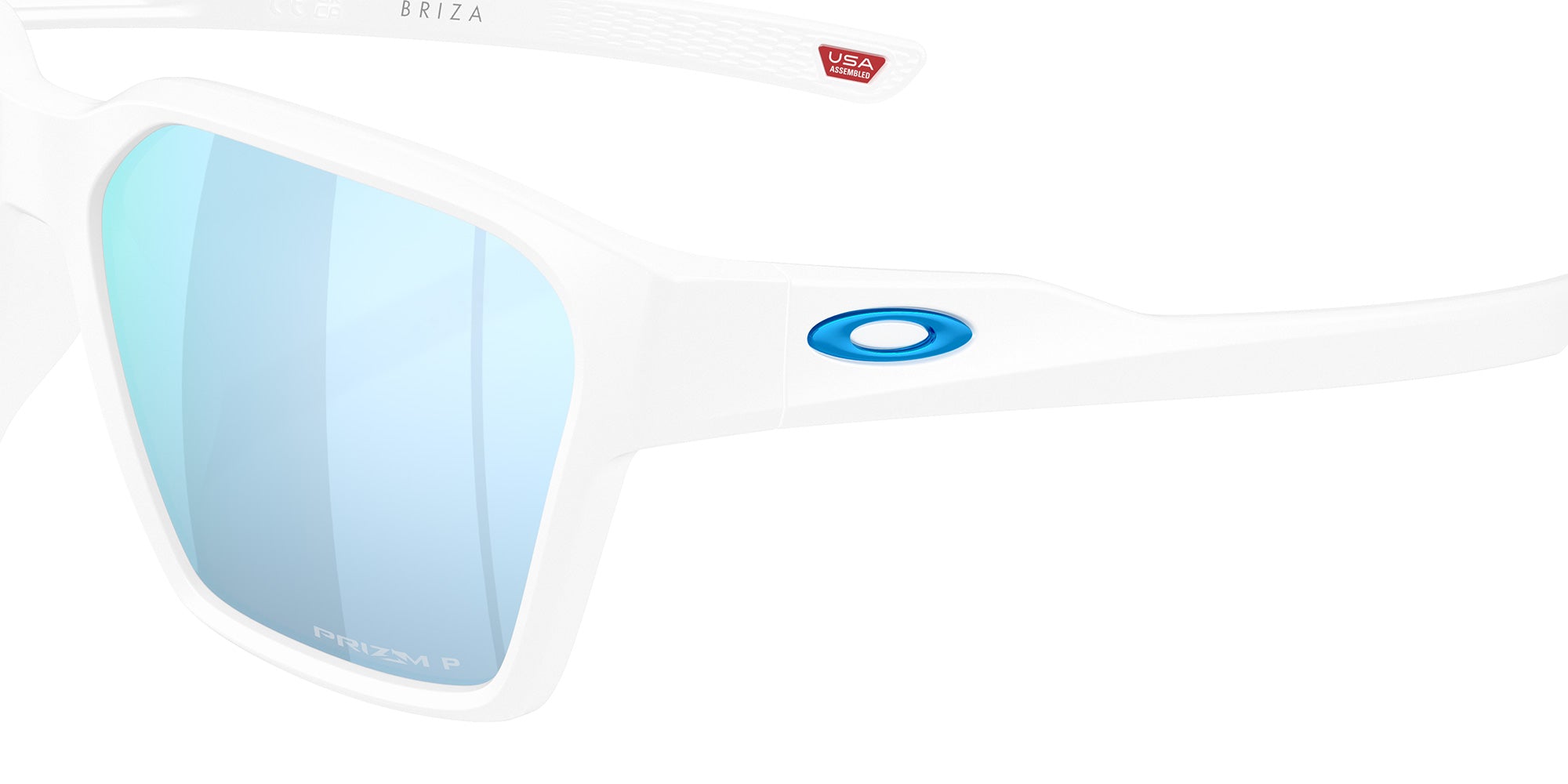 Oakley® OO9497 BRIZA OO9497 949704 58 Sunglasses - Matte White/Vi002 - Dark Violet
