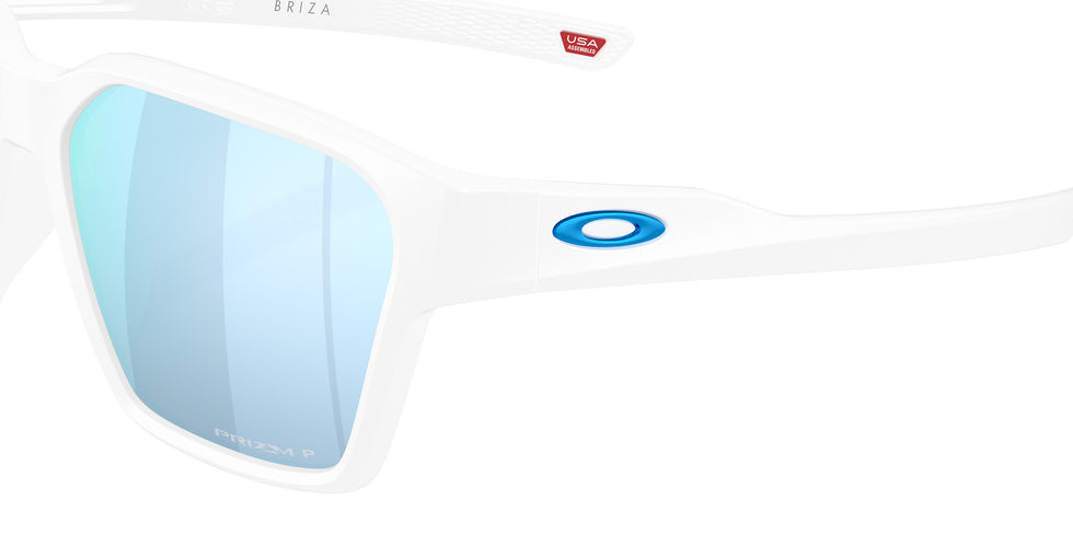 Oakley® OO9497 BRIZA OO9497 949704 58 Sunglasses - Matte White/Vi002 - Dark Violet