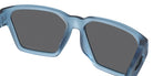 Oakley® OO9497 BRIZA OO9497 949708 58 Sunglasses - Matte Transparent Stonewash/Gr001 - Grey