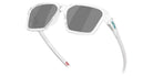 Oakley® OO9497 BRIZA OO9497 949730 58 Sunglasses - Matte Clear/Gr001 - Grey 949730