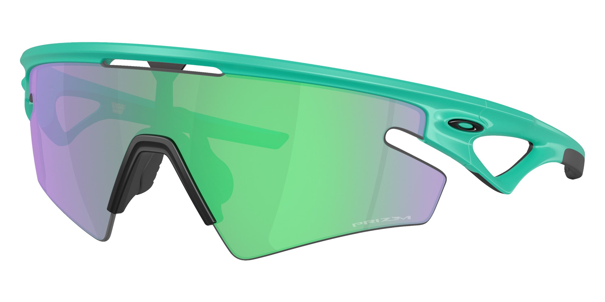 Oakley® OO9499 SPHAERA SLASH OO9499 949914 36 Sunglasses - Matte Celeste / Prizm Road Jade Mirrored 949914
