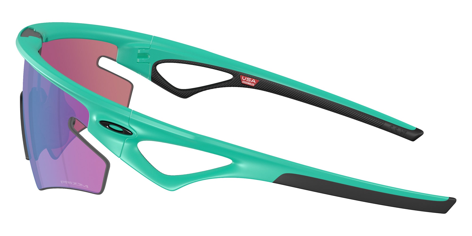 Oakley® OO9499 SPHAERA SLASH OO9499 949914 36 Sunglasses - Matte Celeste / Prizm Road Jade Mirrored 949914