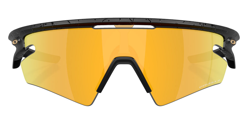 Oakley® OO9499 SPHAERA SLASH OO9499 949915 36 Sunglasses - Matte Black Splatter / Prizm 24K Polarized Mirrored 949915
