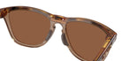 Oakley® OO9503 FROGSKINS RANGE XL OO9503 950302 58 Sunglasses - Brown Tortoise/Brown Smoke / Prizm Tungsten Polarized Mirrored