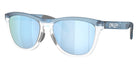 Oakley® OO9503 FROGSKINS RANGE XL OO9503 950303 58 Sunglasses - Transparent Stonewash/Clear / Prizm Deep Water Polarized Mirrored