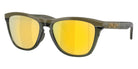 Oakley® OO9503 FROGSKINS RANGE XL OO9503 950304 58 Sunglasses - Dark Brush/Olive Ink / Prizm 24K Polarized Mirrored