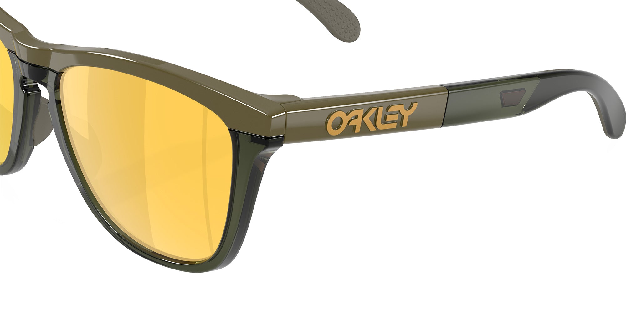 Oakley® OO9503 FROGSKINS RANGE XL OO9503 950304 58 Sunglasses - Dark Brush/Olive Ink / Prizm 24K Polarized Mirrored