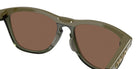Oakley® OO9503 FROGSKINS RANGE XL OO9503 950304 58 Sunglasses - Dark Brush/Olive Ink / Prizm 24K Polarized Mirrored