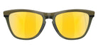 Oakley® OO9503 FROGSKINS RANGE XL OO9503 950304 58 Sunglasses - Dark Brush/Olive Ink / Prizm 24K Polarized Mirrored