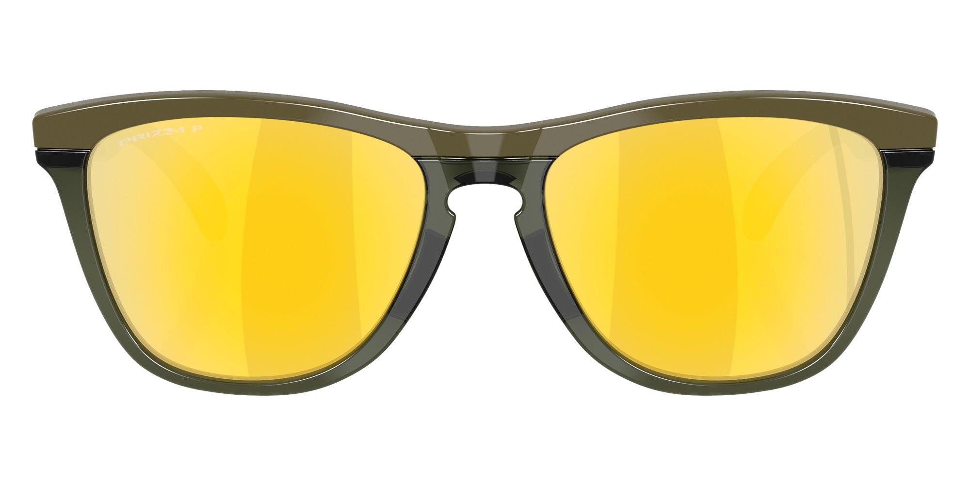 Oakley® OO9503 FROGSKINS RANGE XL OO9503 950304 58 Sunglasses - Dark Brush/Olive Ink / Prizm 24K Polarized Mirrored