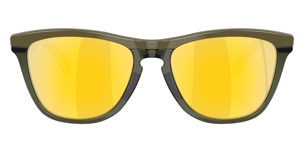 Oakley® OO9503 FROGSKINS RANGE XL OO9503 950304 58 Sunglasses - Dark Brush/Olive Ink / Prizm 24K Polarized Mirrored