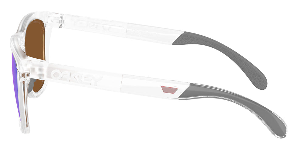 Oakley® OO9503 FROGSKINS RANGE XL OO9503 950305 58 Sunglasses - Matte Clear / Prizm Violet Mirrored