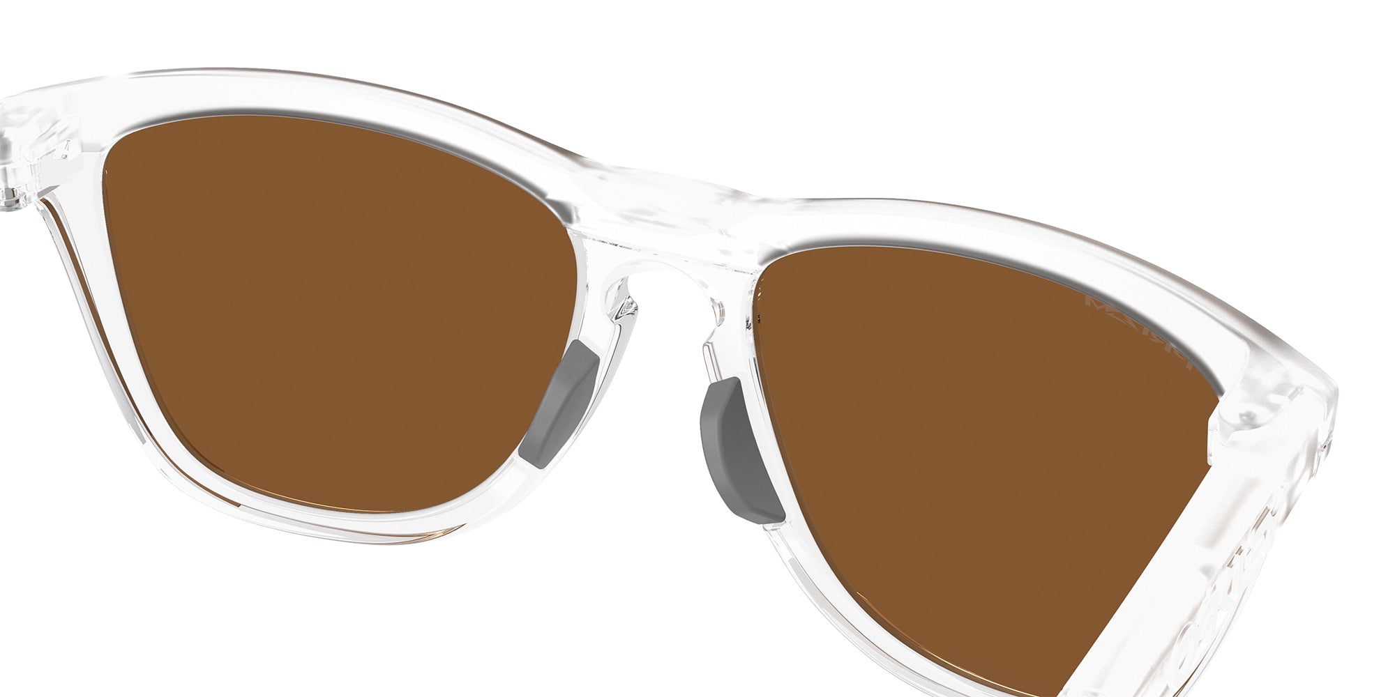 Oakley® OO9503 FROGSKINS RANGE XL OO9503 950305 58 Sunglasses - Matte Clear / Prizm Violet Mirrored