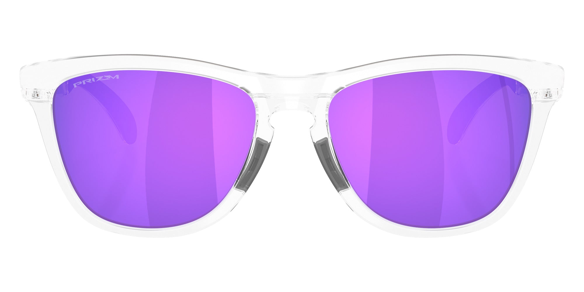 Oakley® OO9503 FROGSKINS RANGE XL OO9503 950305 58 Sunglasses - Matte Clear / Prizm Violet Mirrored