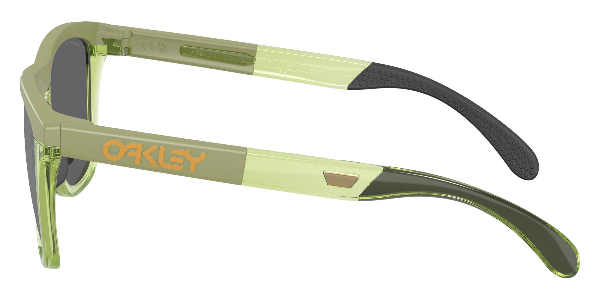 Oakley® OO9503 FROGSKINS RANGE XL OO9503 950307 58 Sunglasses - Matte Fern/Transparent Fern / Prizm Black Mirrored