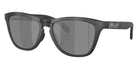Oakley® OO9503 FROGSKINS RANGE XL OO9503 950308 58 Sunglasses - Matte Tortoise Gray Smoke/Matte Black / Prizm Black Polarized Mirrored