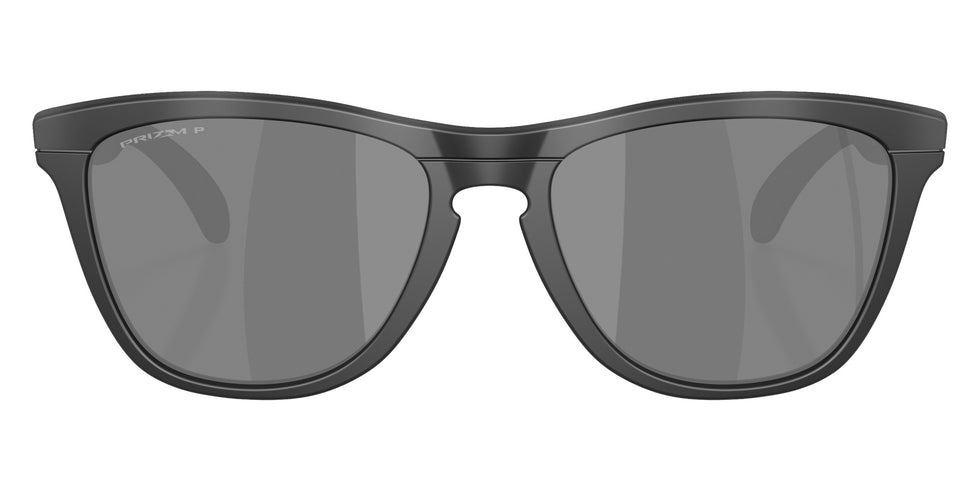 Oakley® OO9503 FROGSKINS RANGE XL OO9503 950308 58 Sunglasses - Matte Tortoise Gray Smoke/Matte Black / Prizm Black Polarized Mirrored