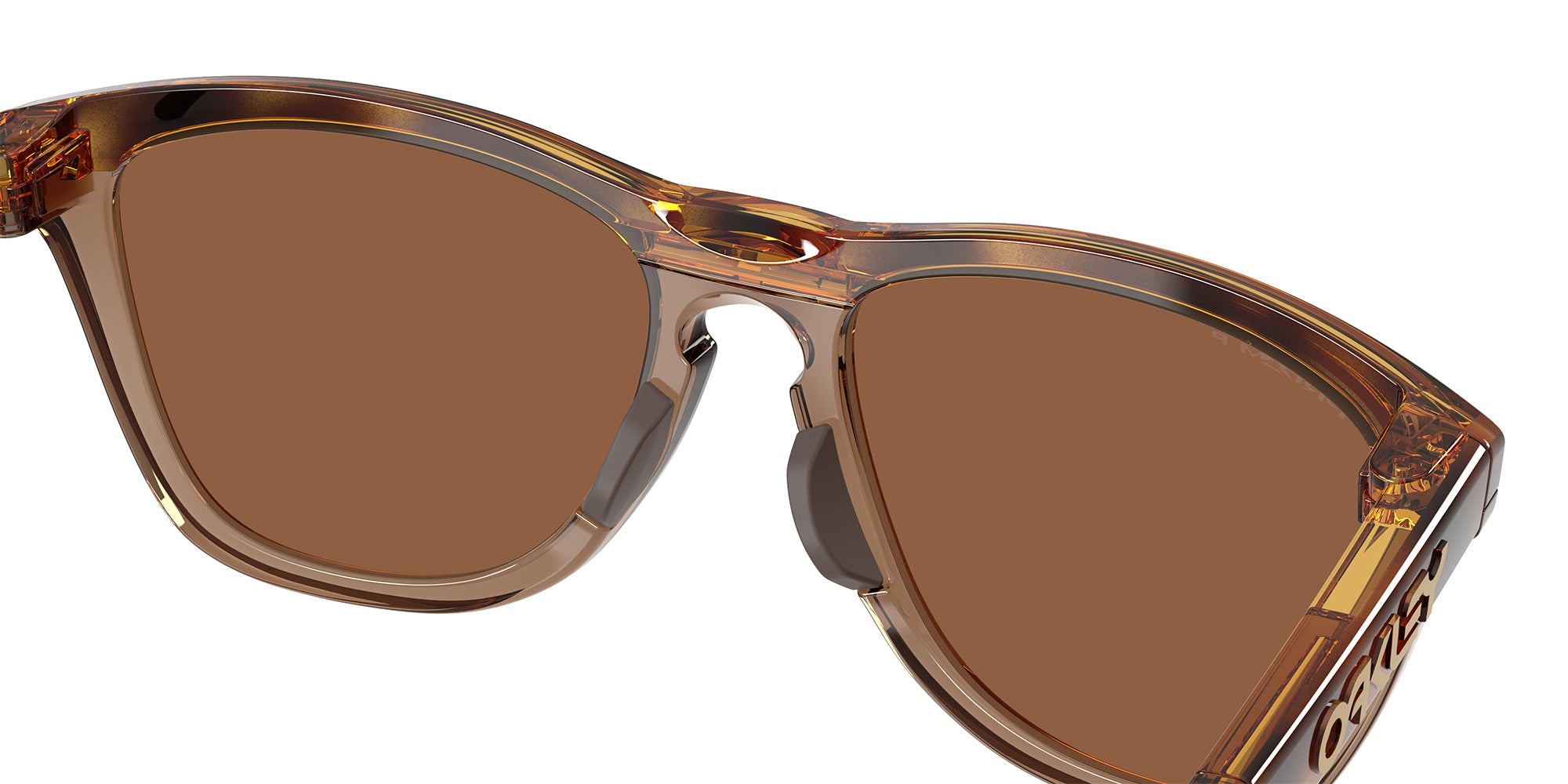 Oakley® OO9503A FROGSKINS RANGE XL A OO9503A 950303 58 Sunglasses - Brown Tortoise/Brown Smoke / Prizm Tungsten Polarized Mirrored