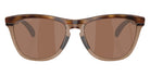 Oakley® OO9503A FROGSKINS RANGE XL A OO9503A 950303 58 Sunglasses - Brown Tortoise/Brown Smoke / Prizm Tungsten Polarized Mirrored