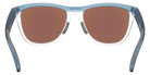 Oakley® OO9503A FROGSKINS RANGE XL A OO9503A 950304 58 Sunglasses - Matte Transparent Stonewash / Prizm Deep Water Polarized Mirrored