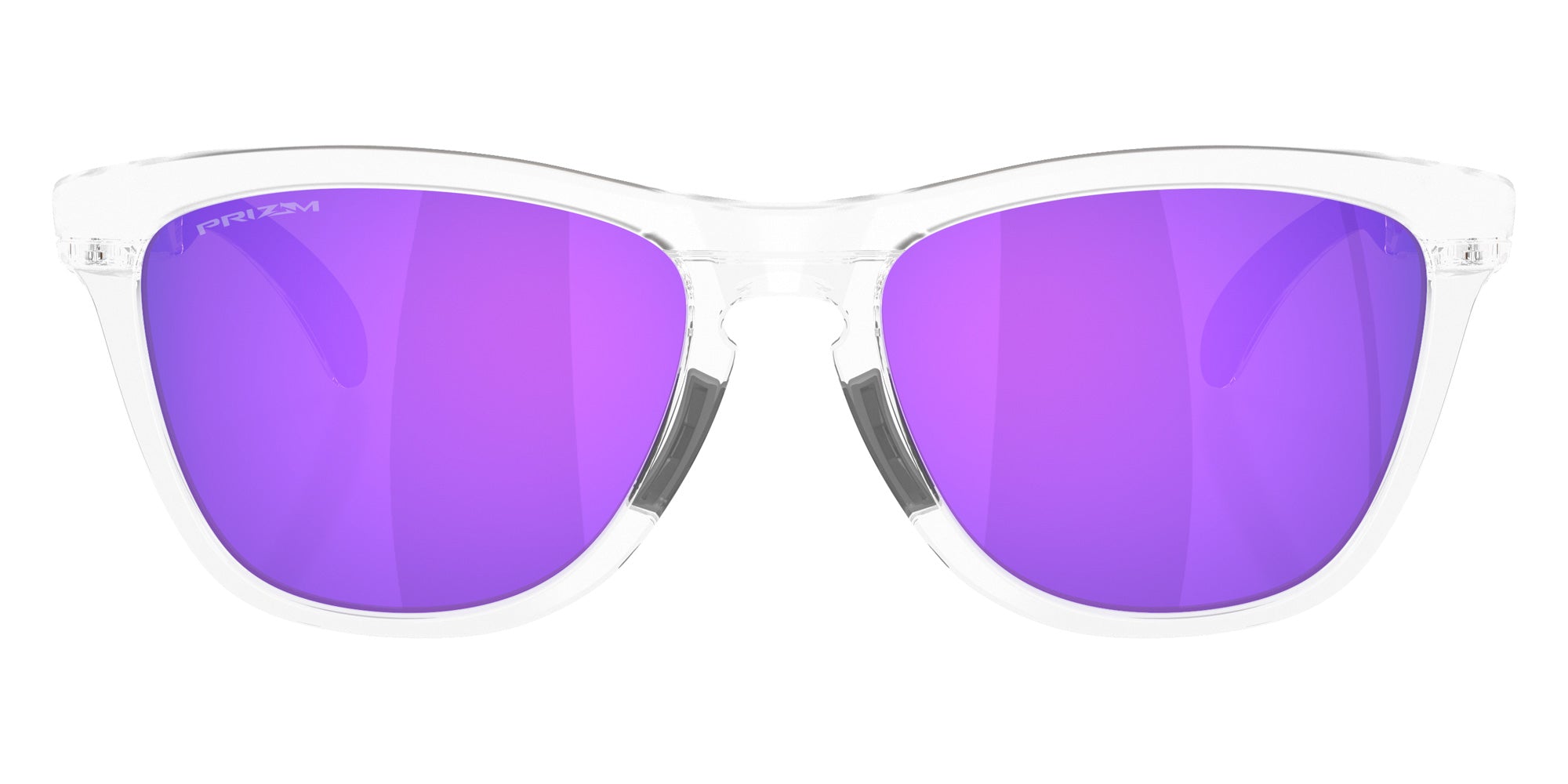 Oakley® OO9503A FROGSKINS RANGE XL A OO9503A 950305 58 Sunglasses - Matte Clear / Prizm Violet Mirrored