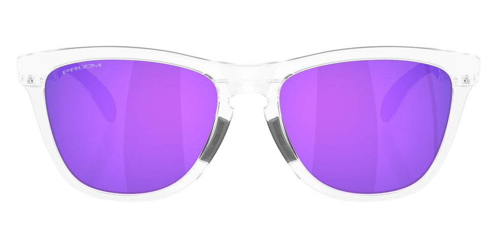 Oakley® OO9503A FROGSKINS RANGE XL A OO9503A 950305 58 Sunglasses - Matte Clear / Prizm Violet Mirrored